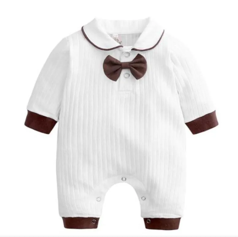 Lente herfst baby rompers baby boy girl kleren kinderkleding kinderkleding katoen pasgeboren babykleding met lange mouwen baby jumpsuits3574268