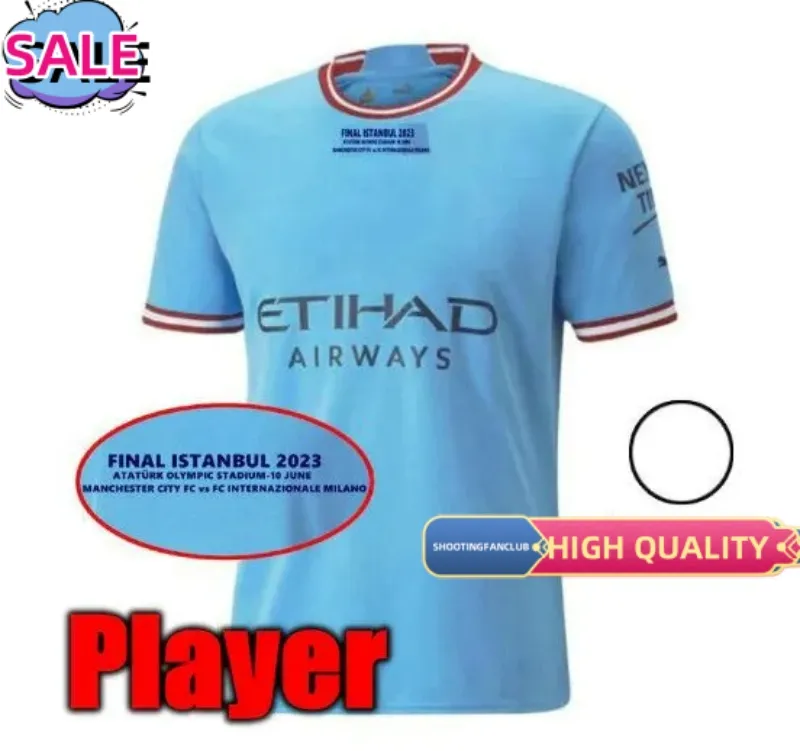 Haaland voetbaltruien 2023/24 Julian Alvarez de Bruyne Phillips Man Cities Grealish Ferran Mahrez Foden Bernardo Joao Annulyo Z Rodrigo voetbalshirt Men Kids Kit