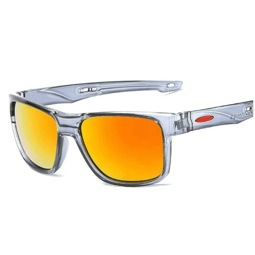 クラシックスクエアサングラス男性女性ヴィンテージ特大O Sun Glases Brand UV400 for Sports Trval Driver190l