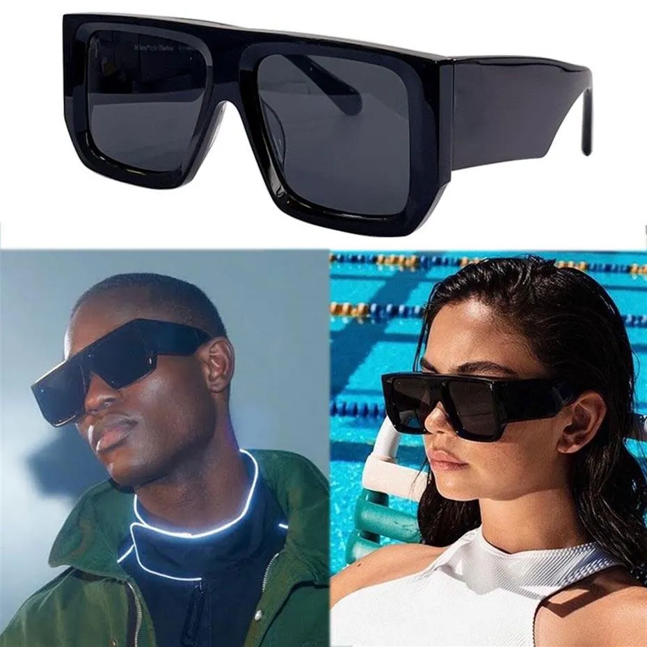 Męskie damskie klasyczne czarne okulary przeciwsłoneczne Omri013 Summer Style Man Kobieta okularów przeciwsłonecznych Travel Vacation Designer