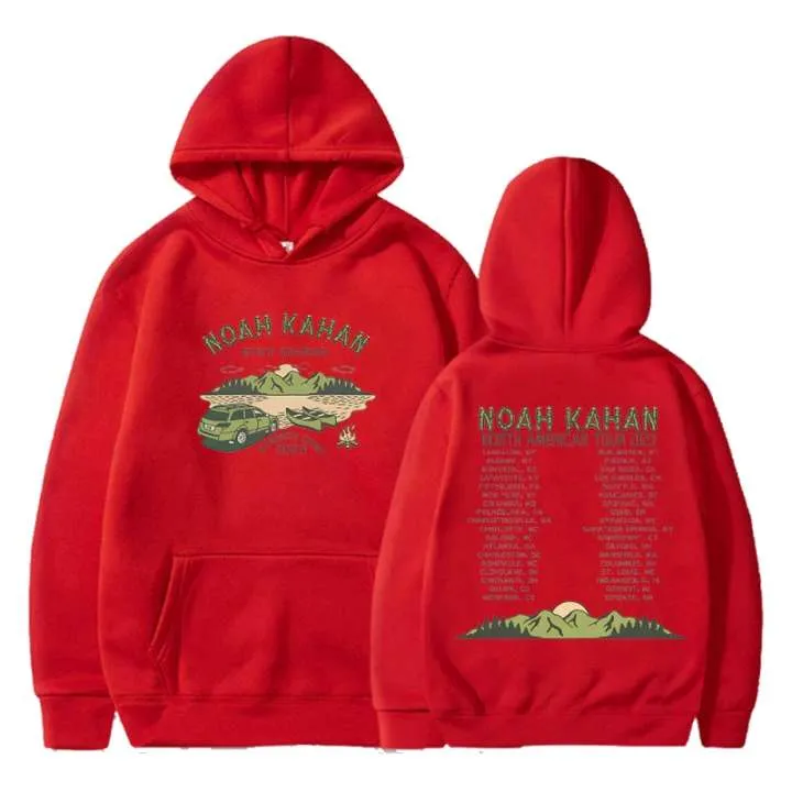 2024 NOAH KAHAN Sudadera Con Capucha Stick Season World Tour Zip Up