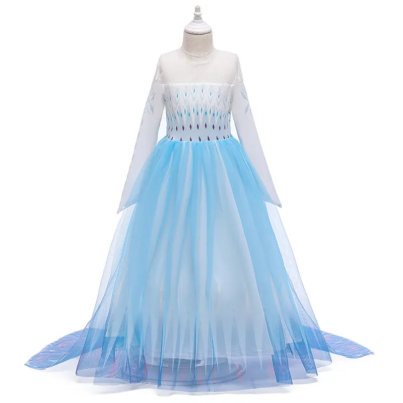 Kids Designer Girl's Kleider Kleid Cosplay Sommerkleidung Kleinkinder Kleidung Babykinder Mädchen Blau Sommerkleid V3zy#