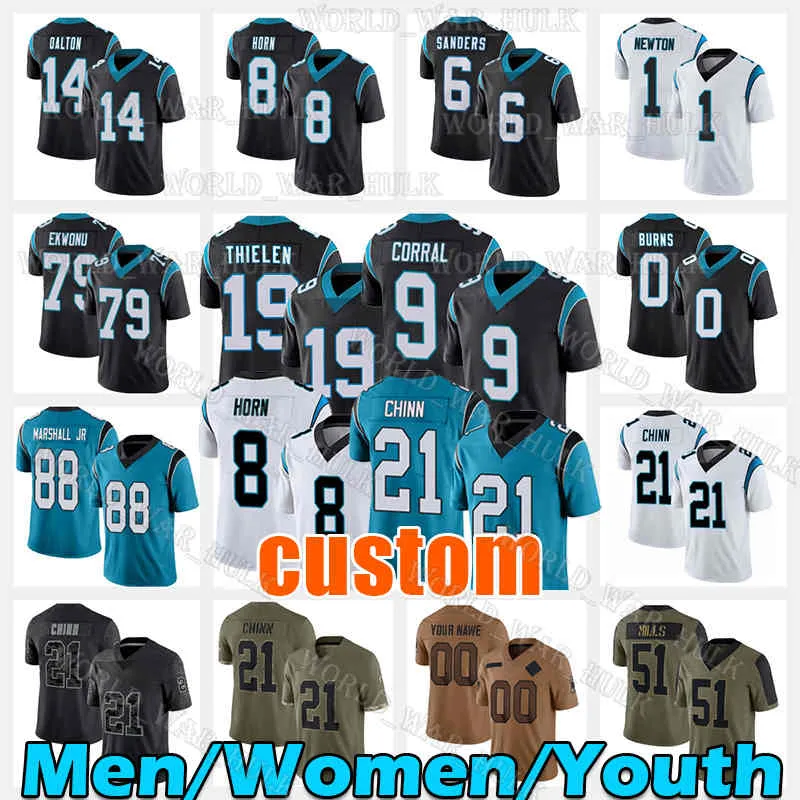 9 Bryce Young Football Jersey 89 Steve Smith Sr. 21 Jeremy Chinn 6 mil Sanders 19 Adam Thielen Brian Burns Jaycee Horn Sam Mills Andy Dalton Chuba Hubbard 4 Eddy Pineiro