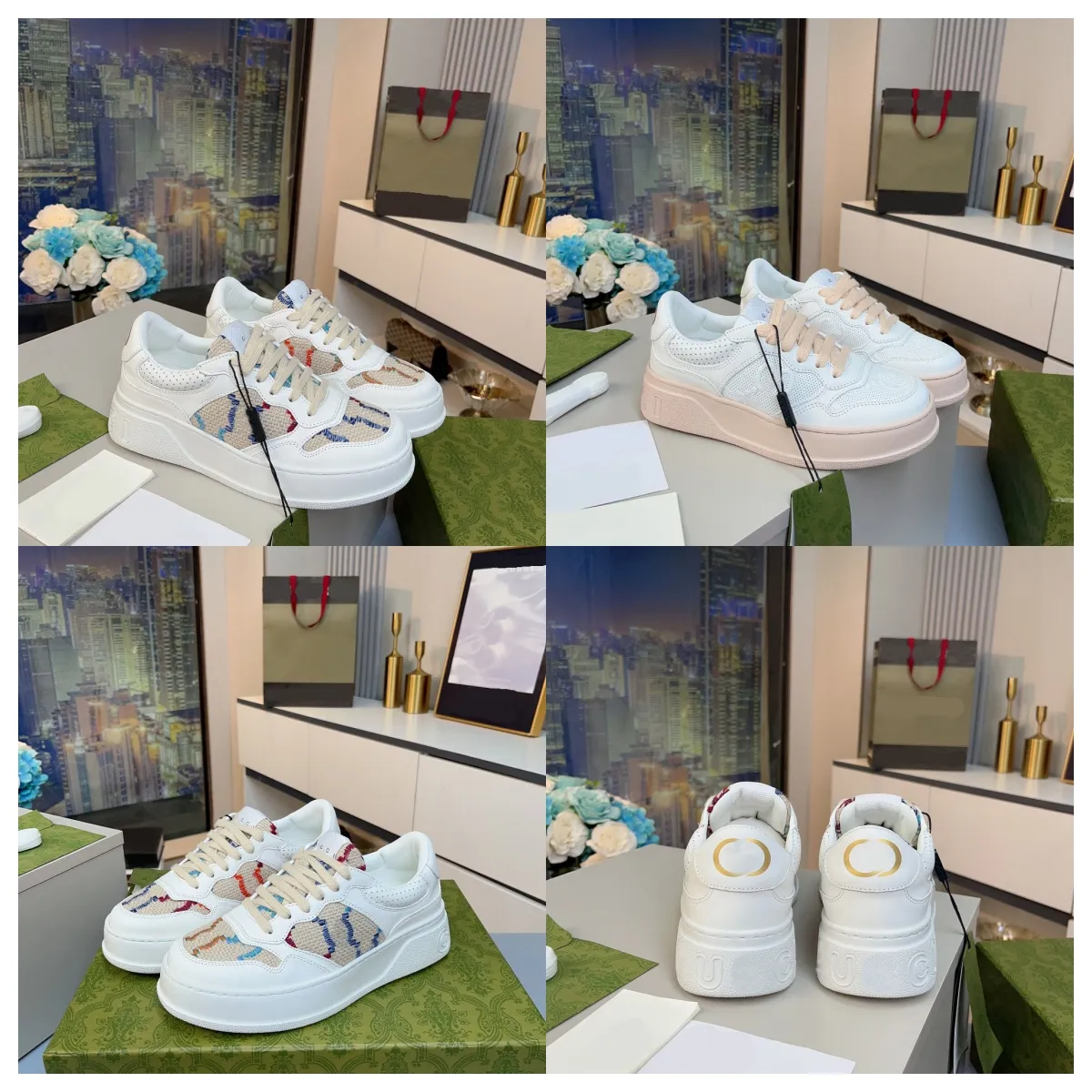 Designer schoenen heren dames sneaker dikke canvas sneakers luxe klassieke cookie-schoenen noodlijdende schoen lage wandelschoenen