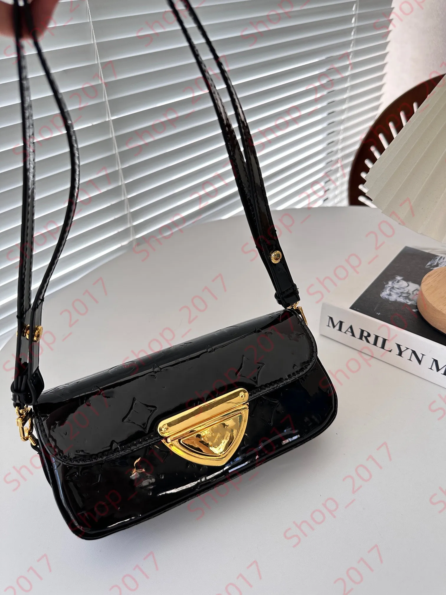 Classic Beverly Evening Underarm bag Designer Women Patent Leather Crossbody Handbag Fashion Shoulder Bag Luxury Brand Small Totes Purse Designers Clutch Wallet