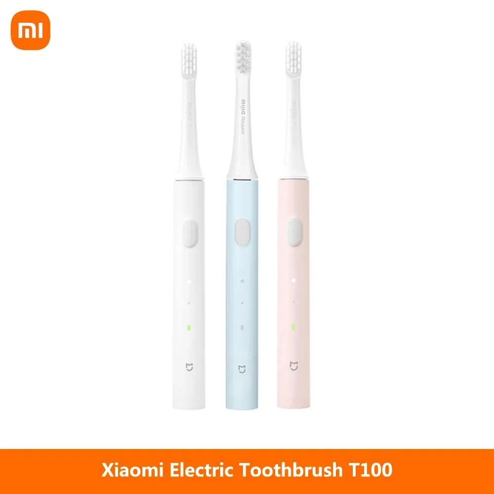 Szczoteczka do zębów Xiaomi Mijia T100 Sonic Electric Skuth MI Smart Tooth Pączek kolorowe USB ładowne i IPX7 wodoodporne do szczoteczki do zębów głowica