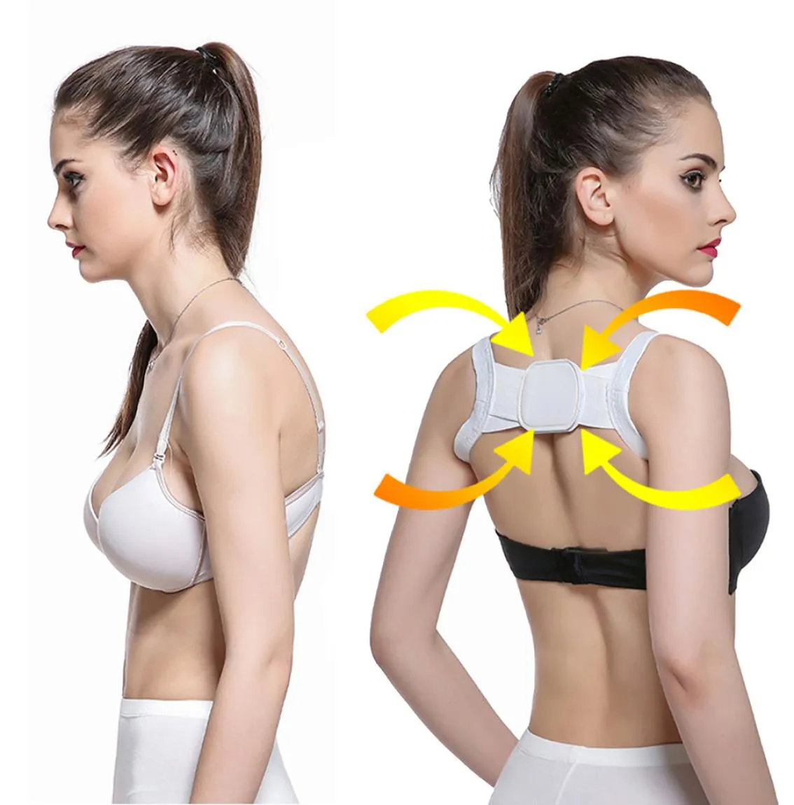 Posture Corrector Device Back Support Belt Shoulder Bandage Corset Improve Bad Posture Mini Babaka Chest Belt Drop3384981