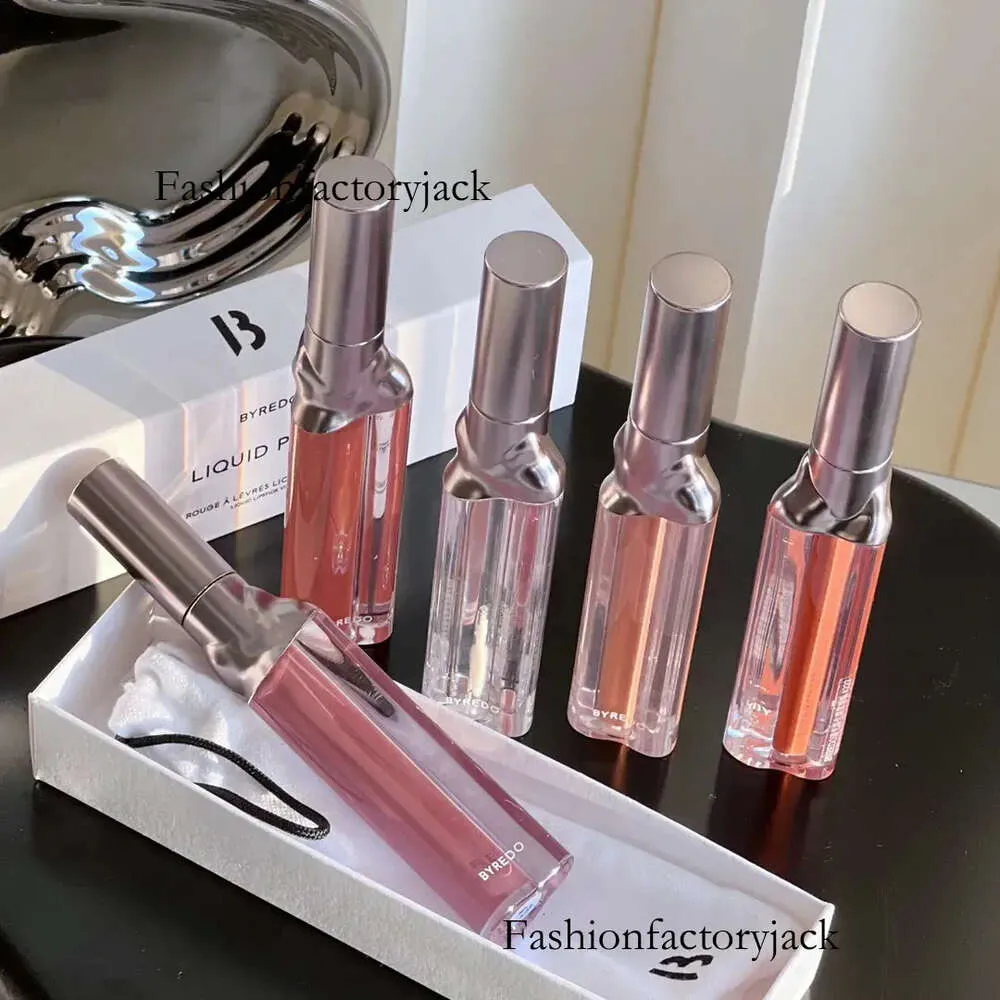 BYREDO Lipgloss 4ml Liquid Lipstick Vinyl Rouge Levres Liquide Lipstick Lasting Color Retaining Lips Makeup Beauty Lip Glaze 5 Colour