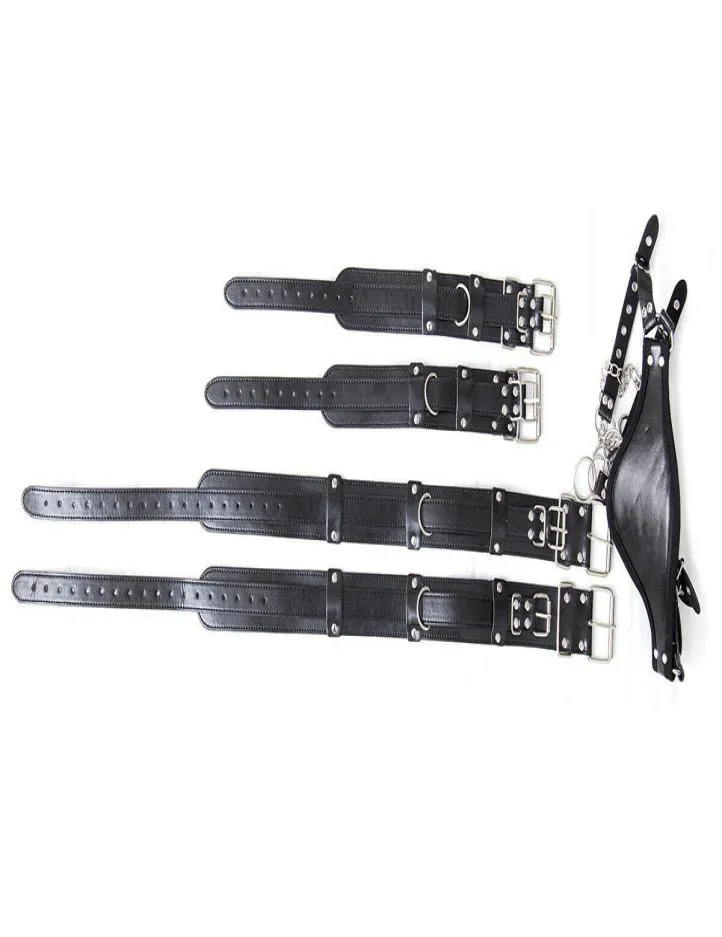 Restraint OpenLeg Thigh Locking Wrist Cuffs Harness Strap Belt Fetish BDSM Toy A6751144344