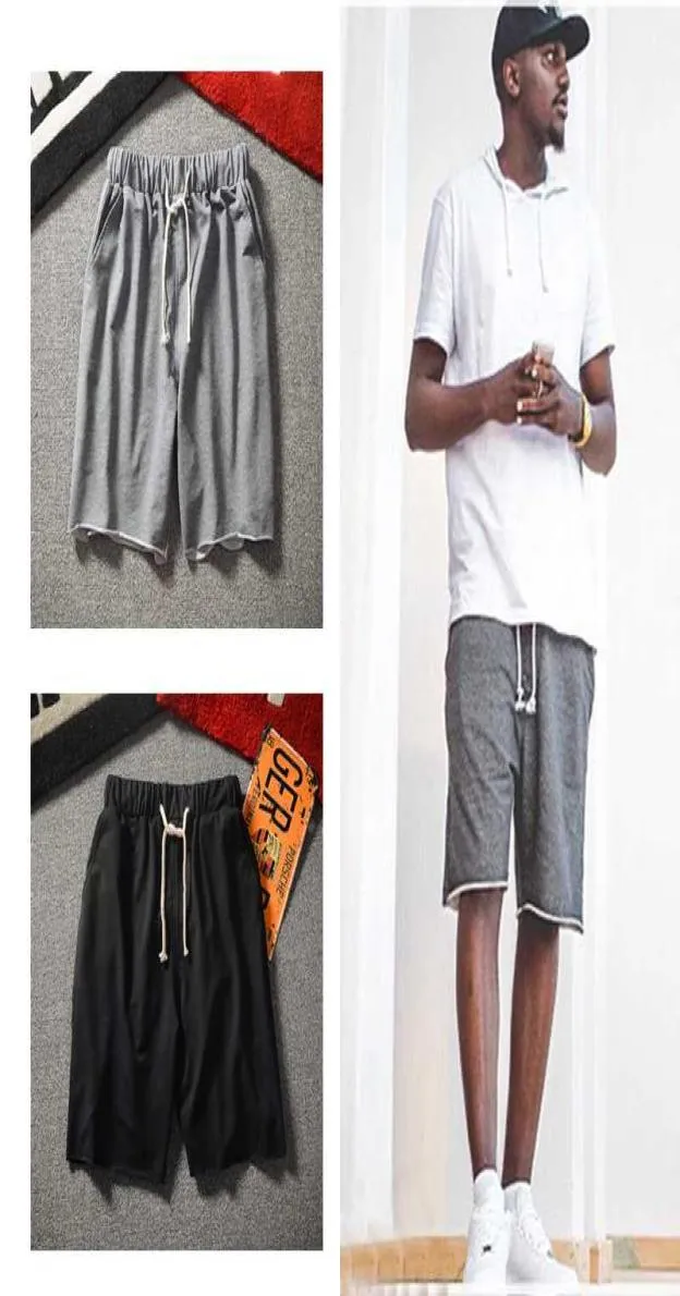 Men Casual Solid Loose Shorts 2020 Summer New Hawaiian Casual