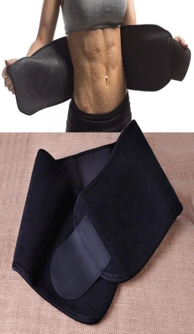 Taille noire en néoprène Taille de la taille de ventre minceur de la ceinture de sueur