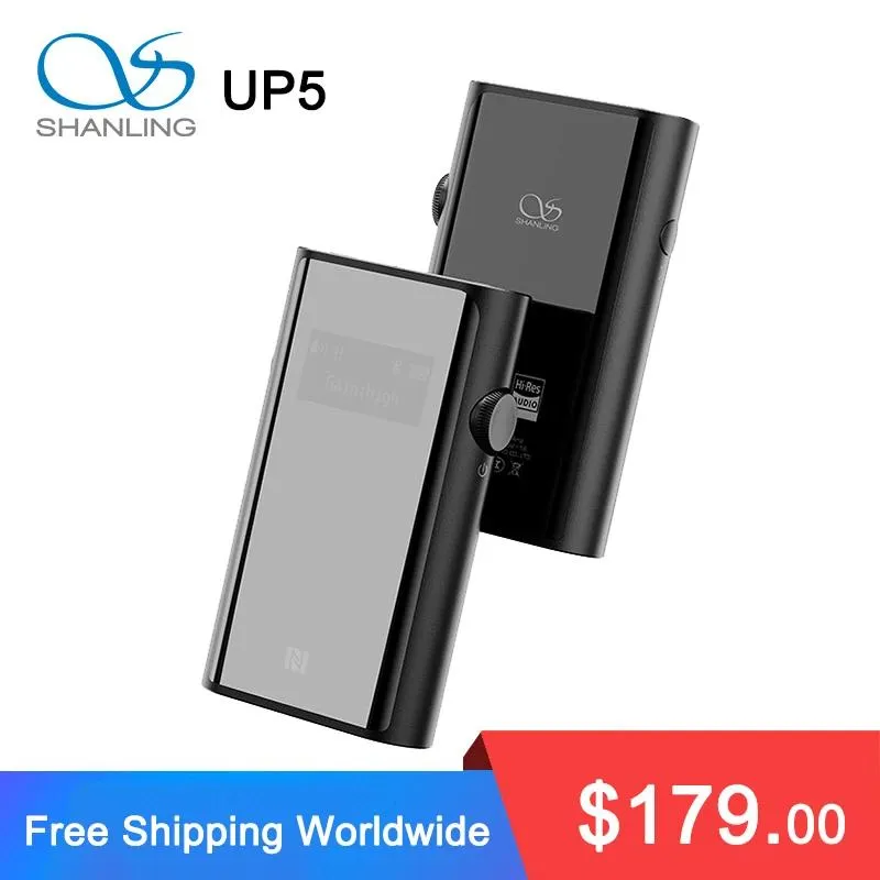 Миксер Shanling UP5 Двойной ES9212C Сбалансированный усилитель для наушников Bluetooth USB DAC до 384K/ DSD256 3,5/ 2,5/ 4,4 мм