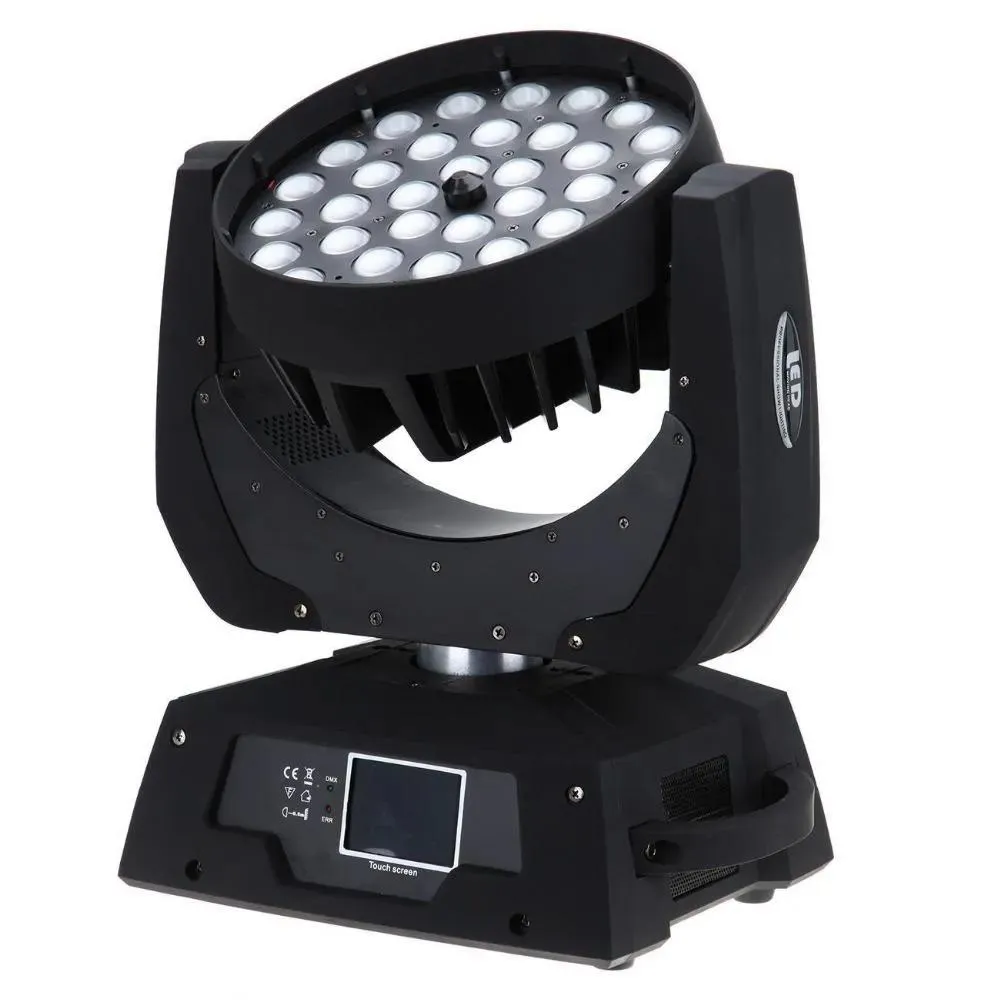 Light China RGBWA UV 6 in 1 ZOOM 36*18W DMX LED LED Moving Head Wash Light for Stage KTV BAR
