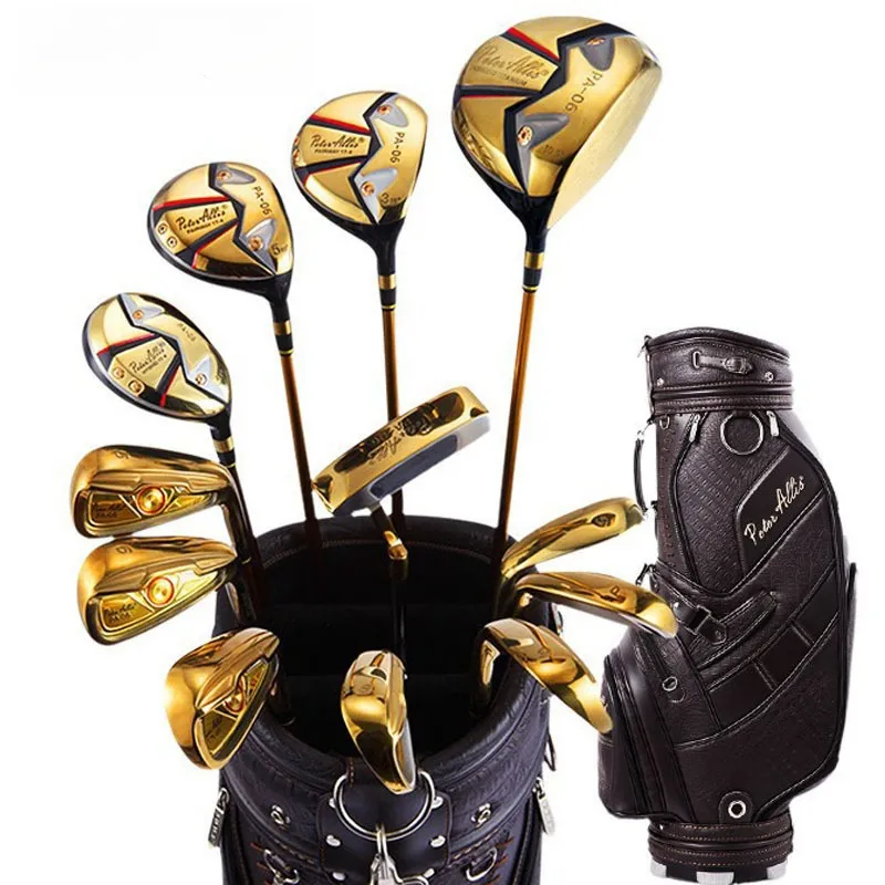 Ensemble de pratiques de golf masculin en alliage New Titanium, ensemble complet de clubs de conducteur de haute qualité "