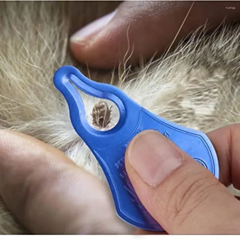 Hundkläder Portable Tick Clamp Pet Flea Remover Grooming Tool Högkvalitativa tillbehör