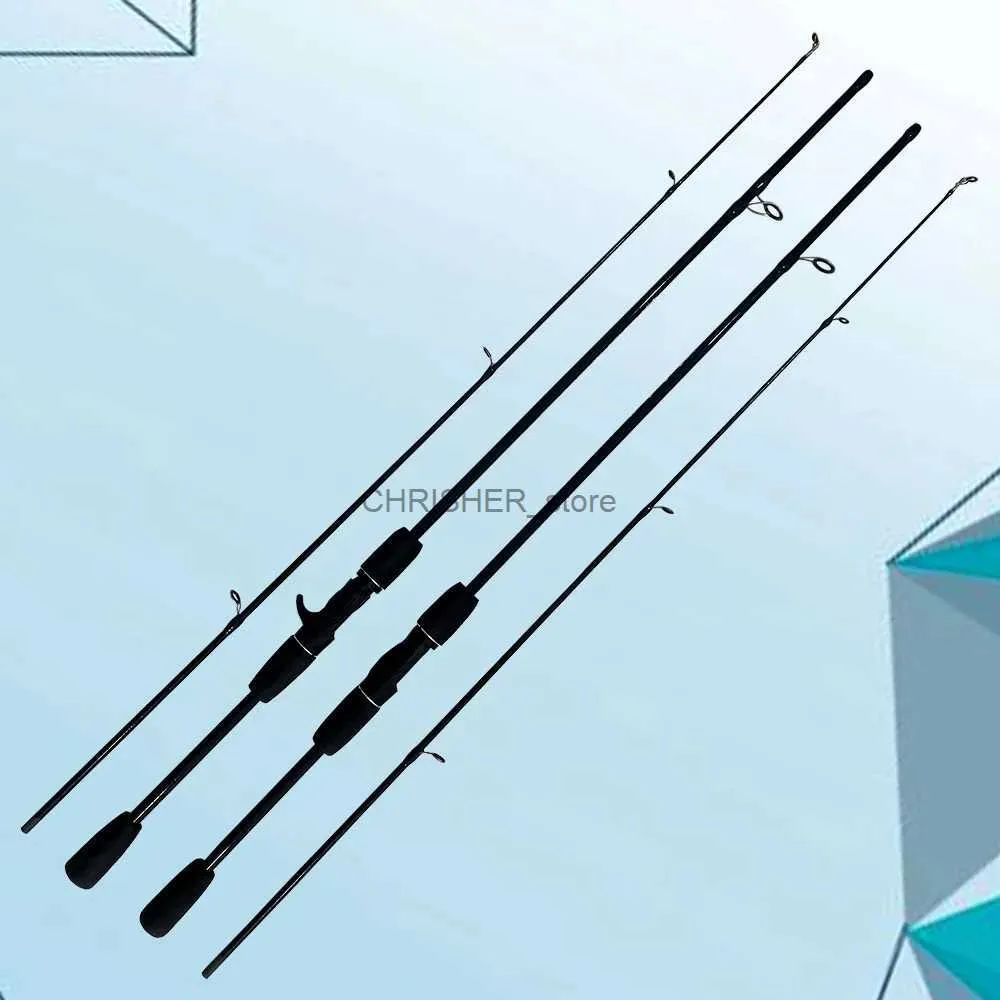 Rodons de pêche en bateau coulant une basse à pêche en rotation 1,8m 1,68m Pole de tige de fibre de carbone ultralienne 2 Section Baitcasting Todl231223