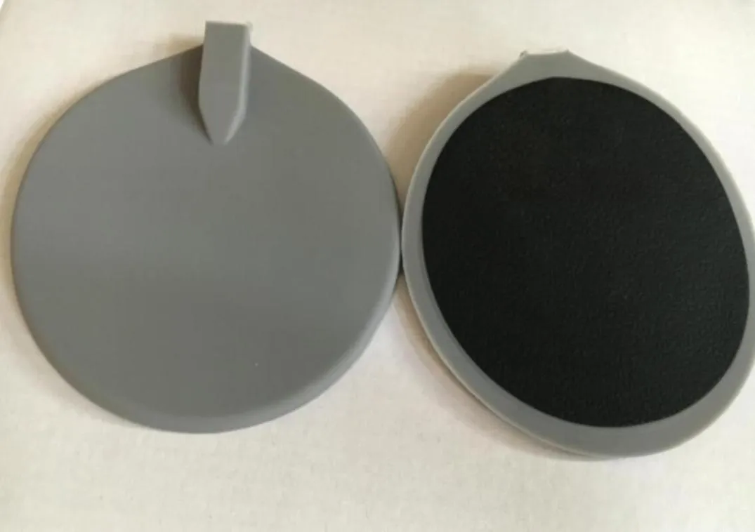 Tampons d'électrode en caoutchouc en silicone de 20pcs 95 mm pour instrument de stimulateur musculaire électronique EMS TM502 avec ceinture de liaison8274115