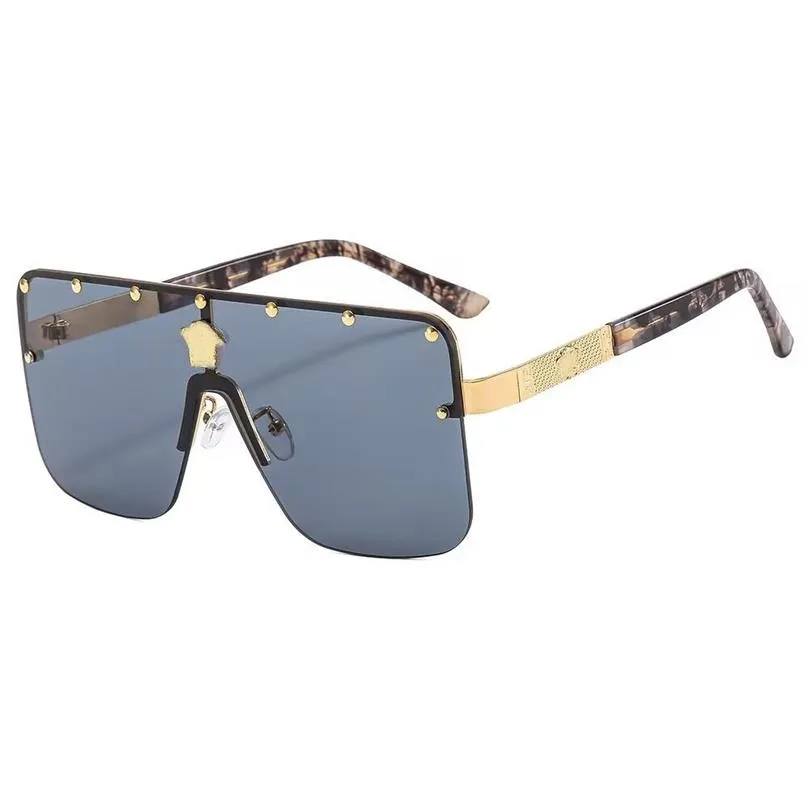 Gafas de sol de diseñador de lujo Nuevas gafas de sol polarizadas deportes de moda de gran tamaño gafas de sol en bicicleta de gafas de sol de playa para hombres 238G