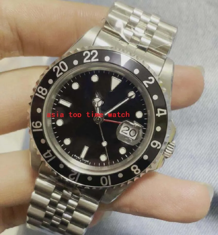 4 Styles BPF Latest V2 version 1675 men's watches 40mm Black dial ceramic border sapphire Luminous Jubilee bracelet CaL.3186 mechanical Automatic men Wristwatches