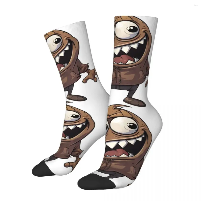 Chaussettes masculines chaussettes de personnage de compression folle pour hommes pour hommes hip hop vintage garten de Banban Happy Happy sans couture