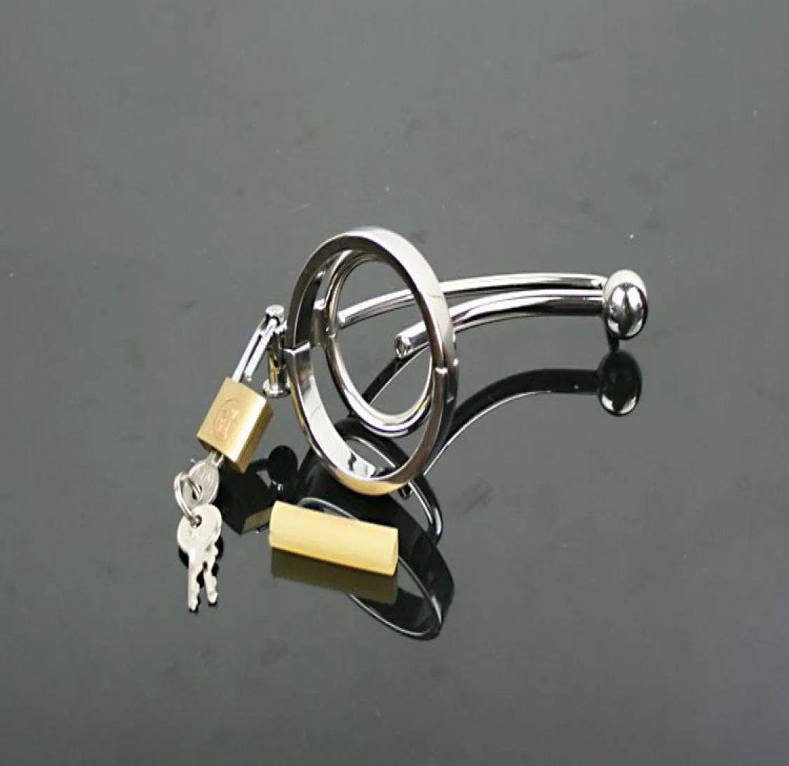 Whole Chastity Belt Stainless Steel Chastity Cage Adult sex toys Bondage Ring8533531