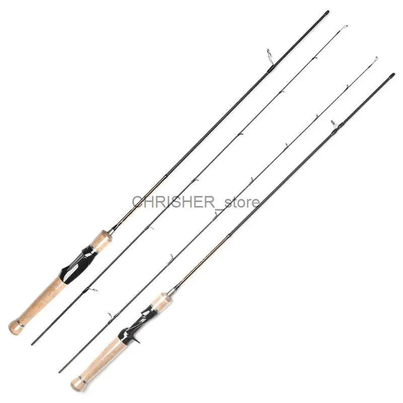 Båtfiskespöar Ultra Light Fishing Rod Carbon Fiber Trähandtaget Spinning/Casting Lure Rod Bait WT1-9G Line WT Fast Speed ​​Fishing Pole Streaml231223
