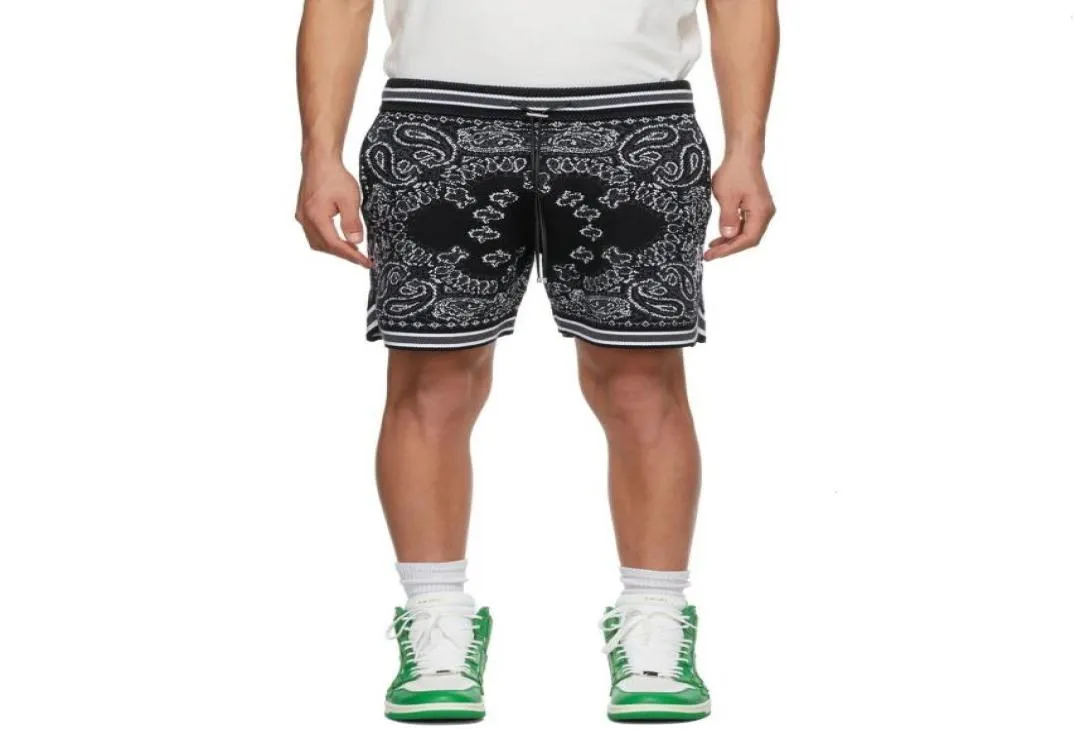 Correct Version of Street Fashion Brand Am Cashew Cashmere Cotton Knitted Sports and Leisure Shorts83841617694924