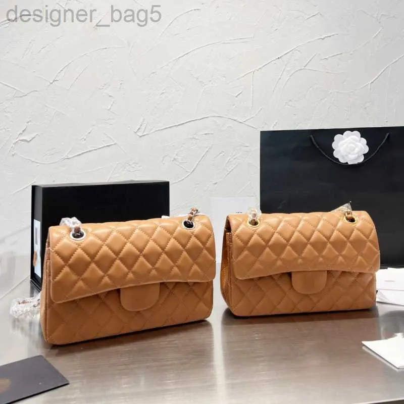 Bolsas de designer de luxo Novo homem genuíno de couro quadrado gordo saco de lingge de lazer Cadeia de hardware de pele de carneiro