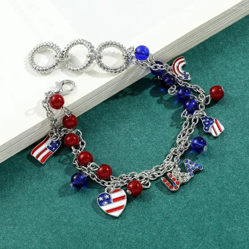 Flag charms for bracelets deals