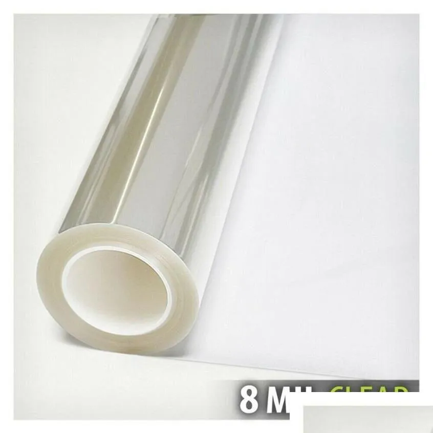 Car Sunshade Transparent Window Safety Film, Shatterproof Glass Sticker ...