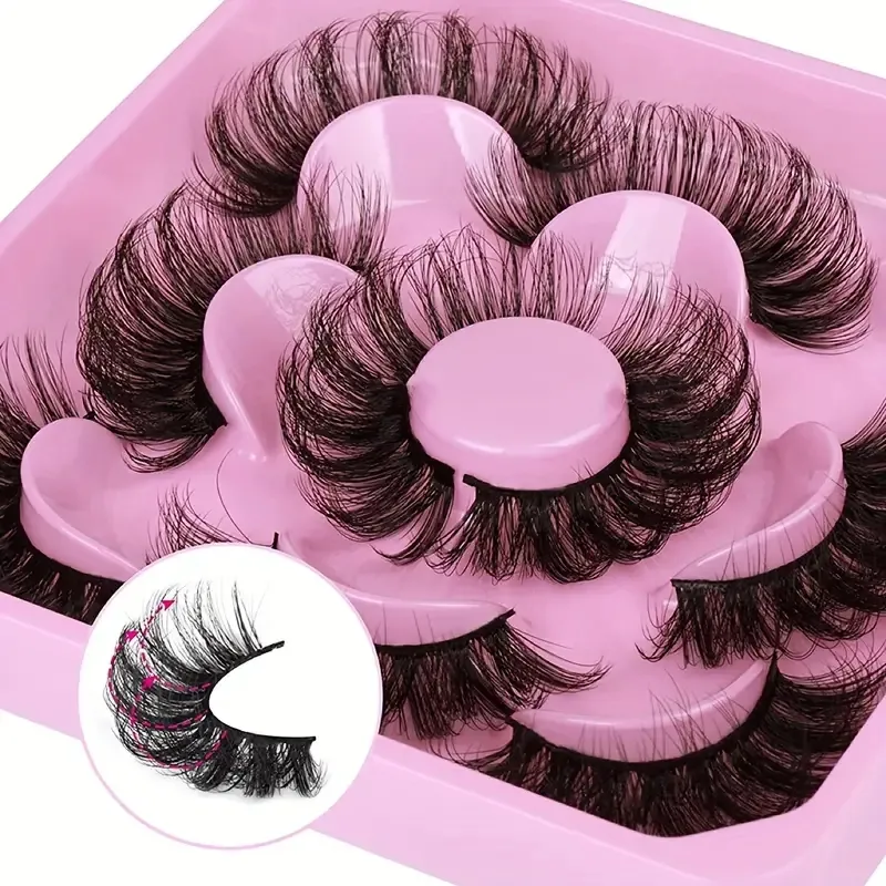 Russian strip false eyelashes curling and three dimensional long and fluffy beautiful eye makeup suitable for daily parties makeup