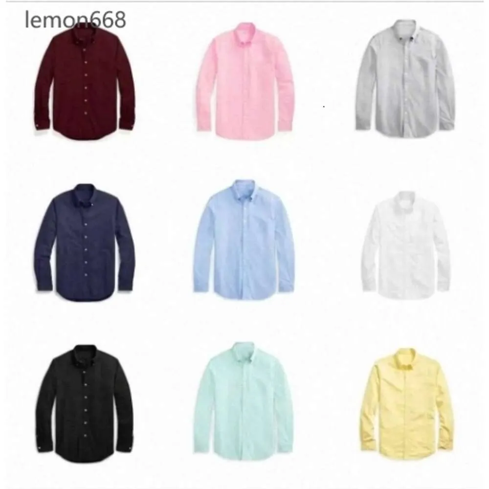 23 nuevos para hombres para hombres camisas largas casuales diseñadores de moda ralphs polos para hombres para hombres largos tops hombre casual de camiseta de lujo luxurys manga laurens ropa999