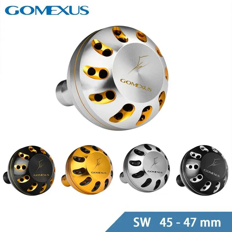 Rods Gomexus Power Knob 45mm for Shimano Saragosa Stella SW Stradic FJ 4000 8000スピニングリールハンドルノブタイプB