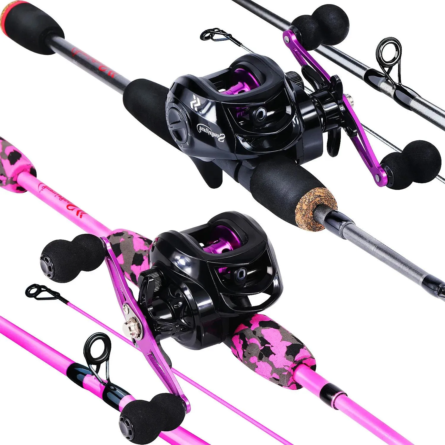 Combo Sougayilang Casting Fishing Rod Combo 7.2:1 High Speed Gear Ratio  Casting Reel For Freshwater Fishing Fishing Kit Fishing Set From 23,78 €