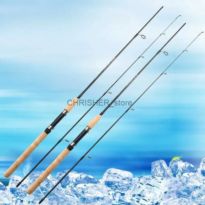 Boat Fishing Rods M Power Lure Fishing Rod High Carbon Fiber 1.8m Spinning Casting Fishing Pole 2 Sections Hard Max Fishing Weight About 4KGL231223