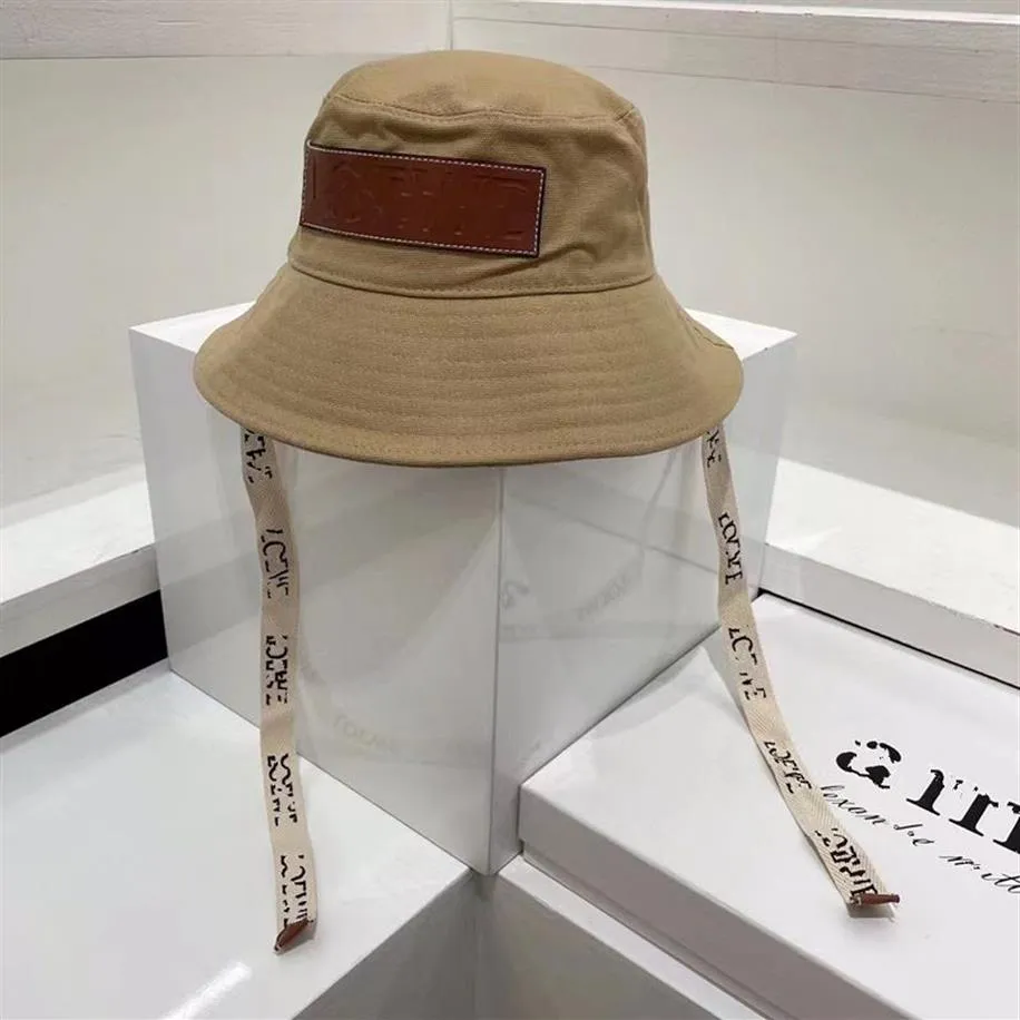 Nya 2023 Desingers Bucket Hats Luxurys breda randen hattar Solid Color Letter Sunhats Fashion Trend Travel Buckethats Temperament239e