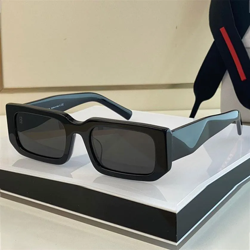 occhiali da sole da sole Symbole occhiali da sole Spr06y Square Black Glasses da donna Designer Eyewear Casual Versatile Outdoor Driving Uv400 con246y