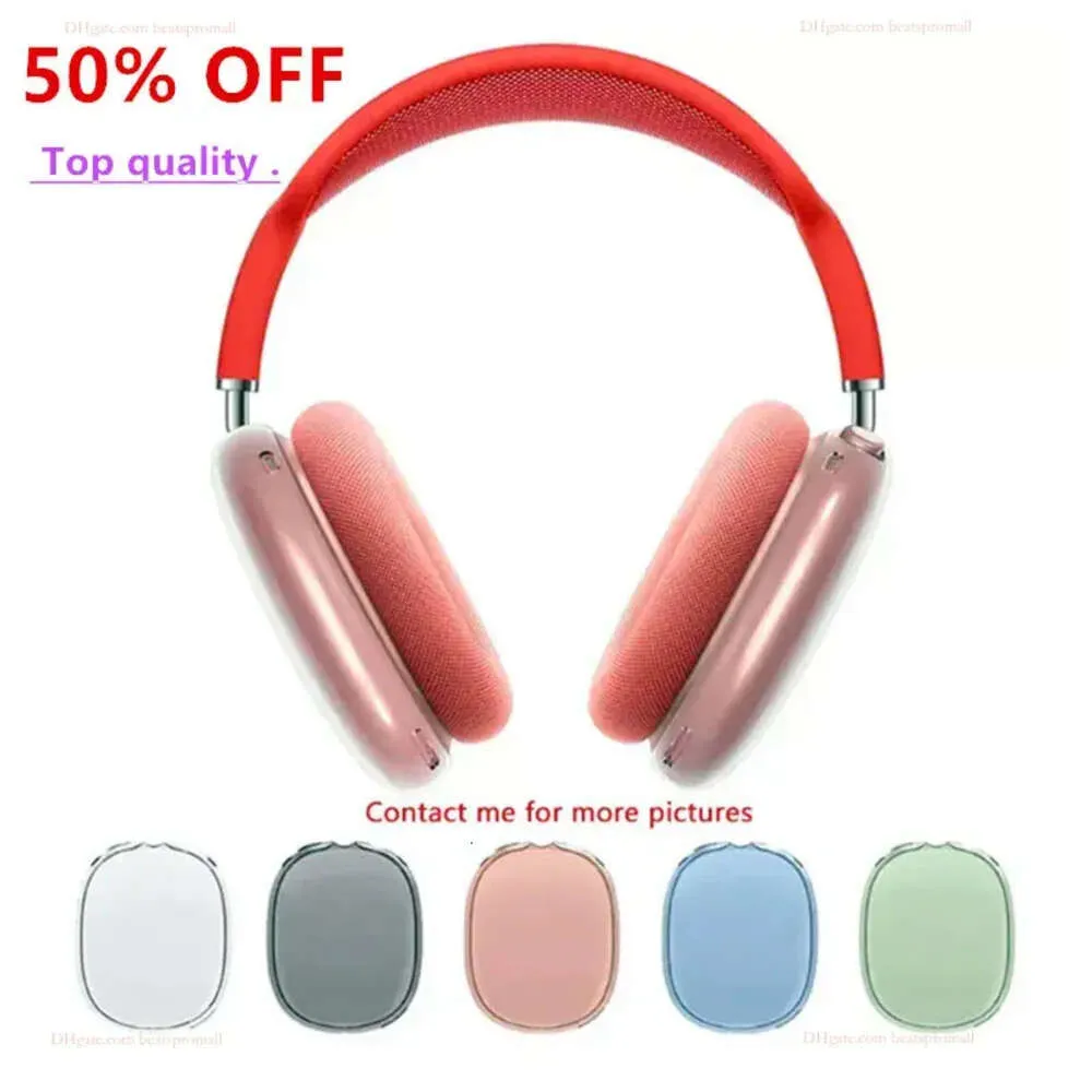 for Airpods Max Headband Headphone Accessories Transparent TPU Solid Silicone Waterproof Protective Case Airpod Maxs Pro 2 Headphones
