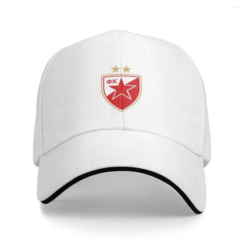 Top Caps Red Star Belgrad Beyzbol Kapağı | -f- | Kadın Erkekler İçin Moda Plajı Şapkaları