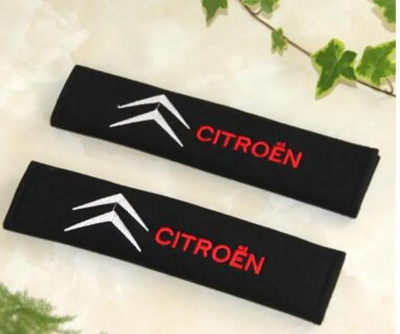 Car Styling sticker shoulder pads for CITROEN c2 c3 c4 c4l c5 picasso xsara elysee berlingo Car Seat Belt Cover Accessories Stylin4221769