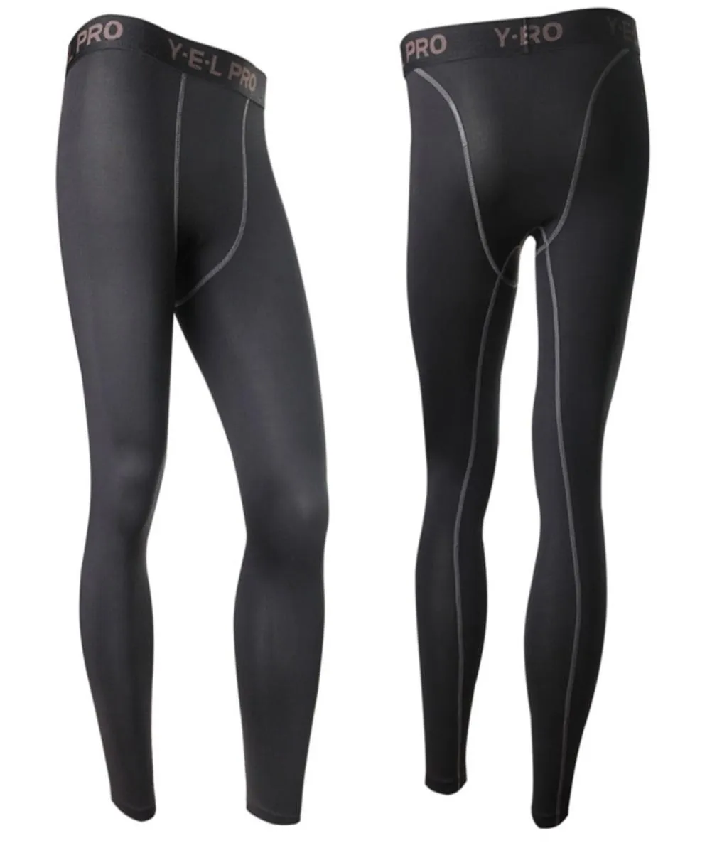 WholeNew Men039s Compression Base Layer Pants Long Tight Under Skin Sportswear Gear Bottom2095039