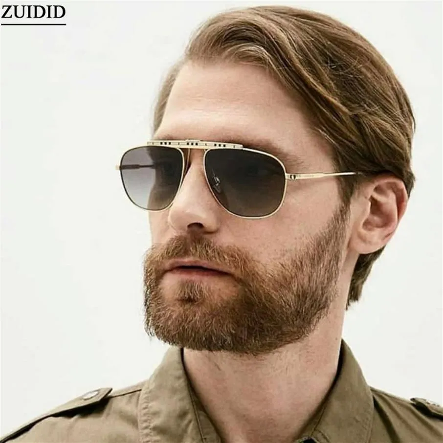 Lunettes de soleil Vintage Fashion UV400 pour hommes 2022 Luxury Retro Lunes Femmes Masculino Luxe Zonnebril Heren2344