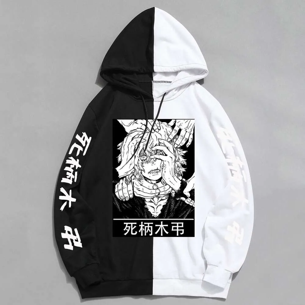 Herrmode min hjälte akademi amiki tamaki himiko toga kirishima shigaraki hoodie casual tecknad huvtröja