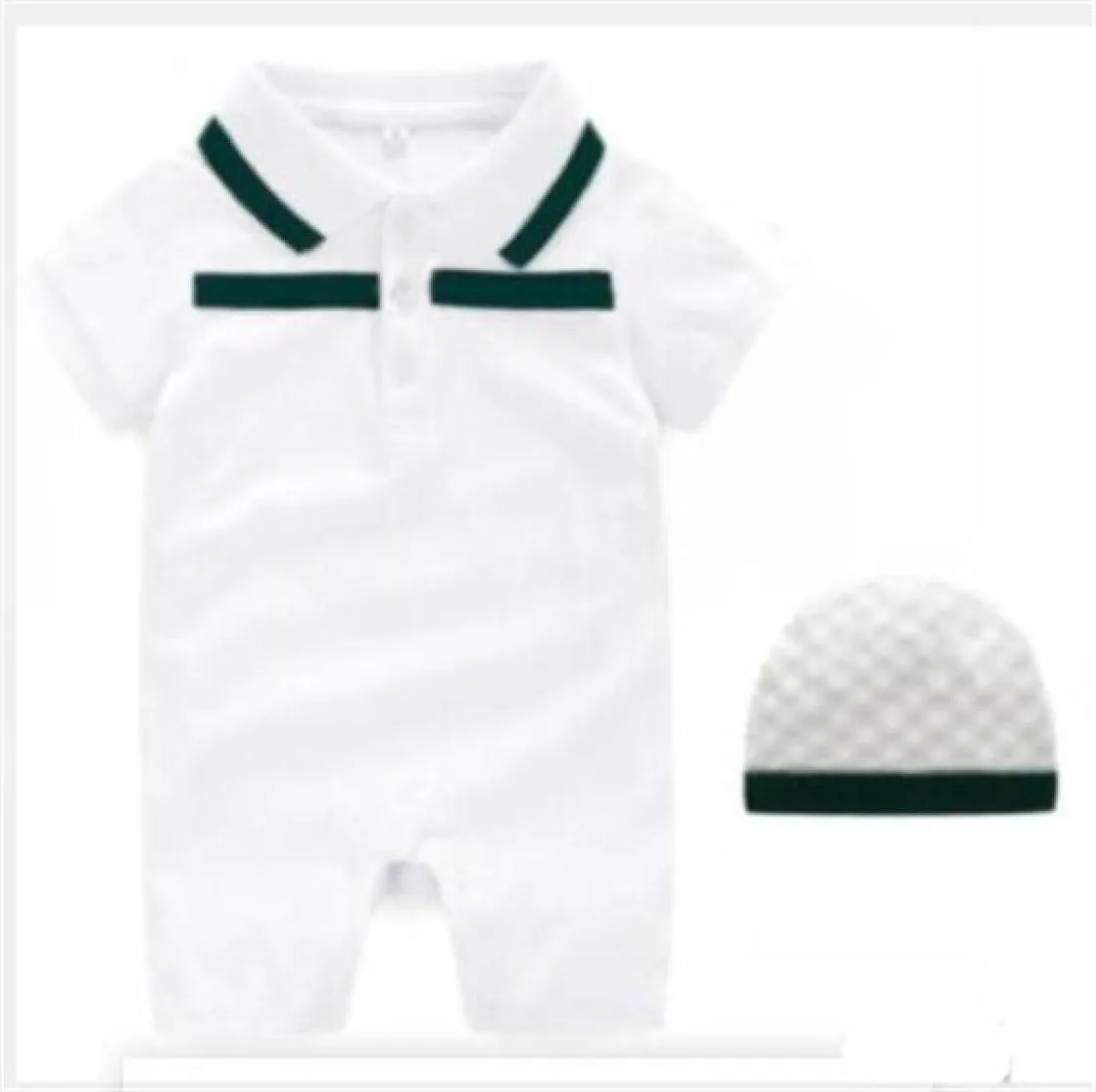 Cotone neonato di abiti da bambino designer a maniche corte per bambini rompners abbigliamento per neonati per bambini topit tute 024 mese3746958