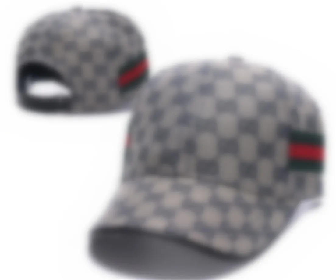 Mens Canvas Baseball Caps Designer Hats Hats Womens Fitted Caps Fashion Stripes Mens Hats H-15