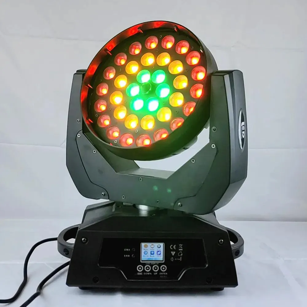 Lights 2 pièces 36x18W LED Zoom faisceau lavage cercle lumières contrôle maître Mobile RGBWA UV 6in1 faisceau professionnel DJ/barre de LED Machine de scène DMX