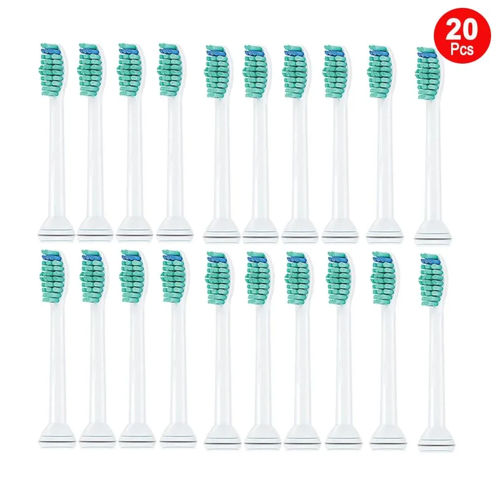 Zahnbürste 20pcs Ersatz für Philips Zahnbürstenköpfe für Sonicare Flexcare Diamond Clean Healthy White EasyClean Powerup Elite+