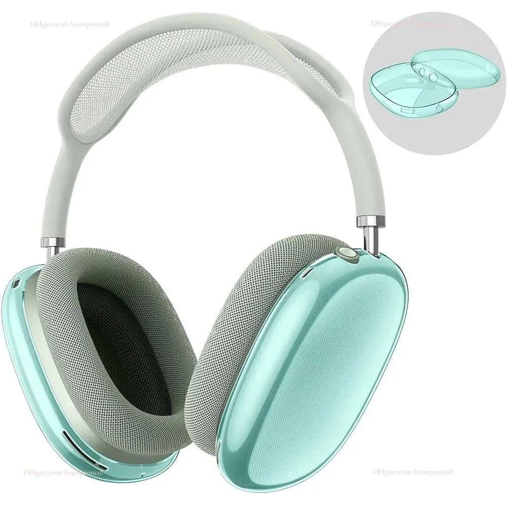 Red Leather Airpods Max Headband Foldable Stereo Headset with Wireless Bluetooth for 2024 iPhones