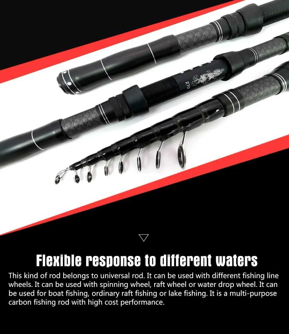 Boat Fishing Rods NEW 1.8m 3.0m Multifunction Spinning Rod Carbon Fishing  Fish Pole Telescopic Travel Fishing Rod Ultrashort Fishing TackleL231223  From Chrisher_store, $13.93