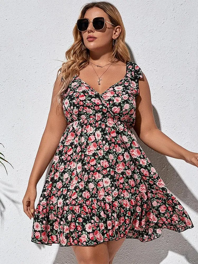 Abiti 2022 Street casual per donne estive abiti da festa sexy plus size donne abbigliamento cinghia moda elegante abito boho